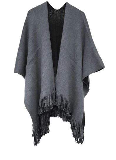 Poncho en tricot