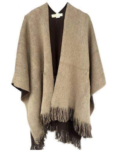 Poncho en tricot