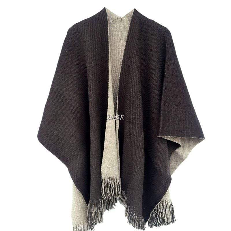 Poncho en tricot