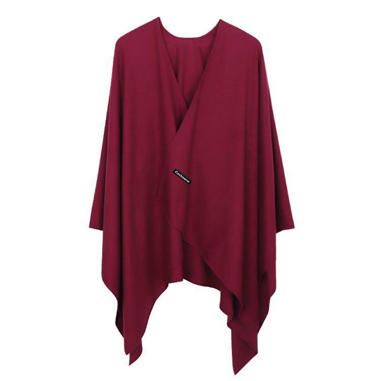 Poncho en cachemire
