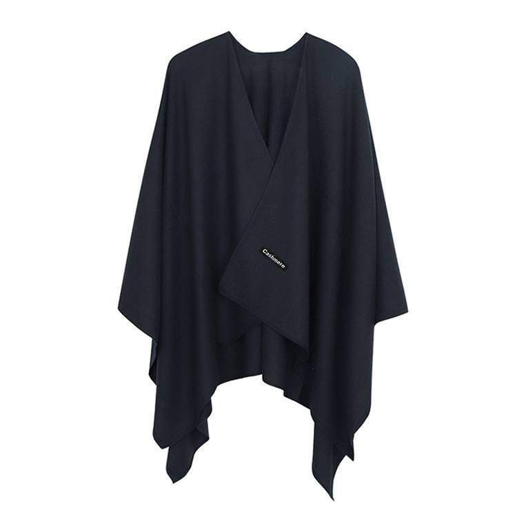 Poncho en cachemire