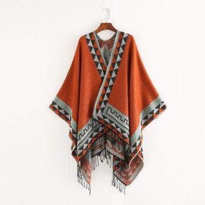 Poncho au style mexicain