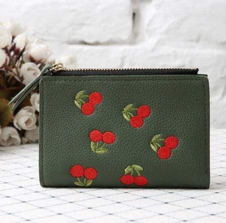 Porte-cartes cerises
