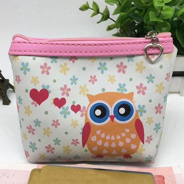 Mini portefeuilles hibou