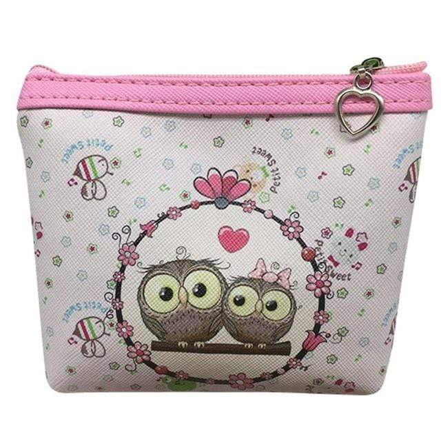 Mini portefeuilles hibou