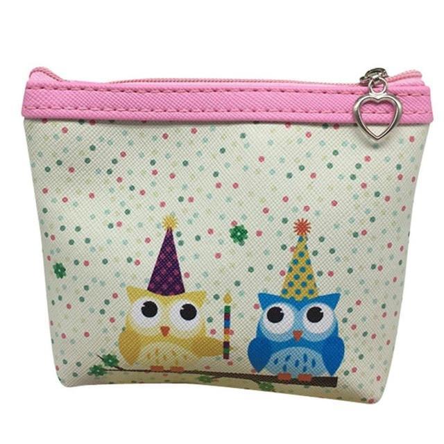 Mini portefeuilles hibou