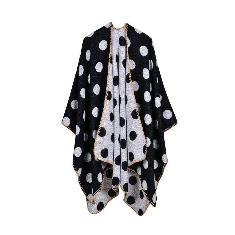 Poncho à pois