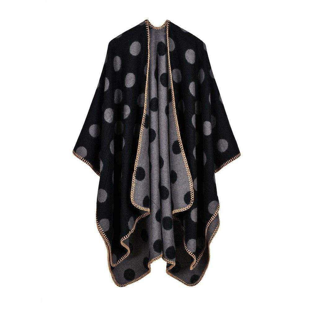Poncho à pois
