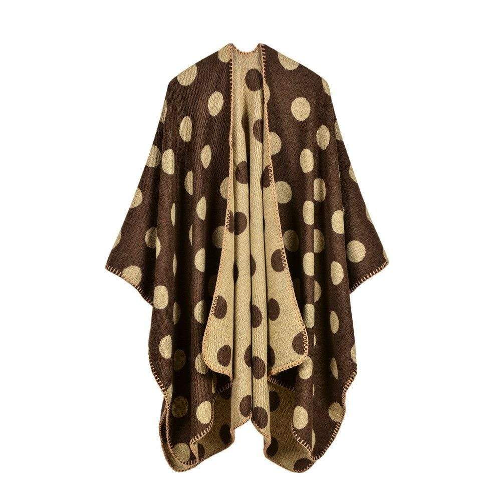 Poncho à pois