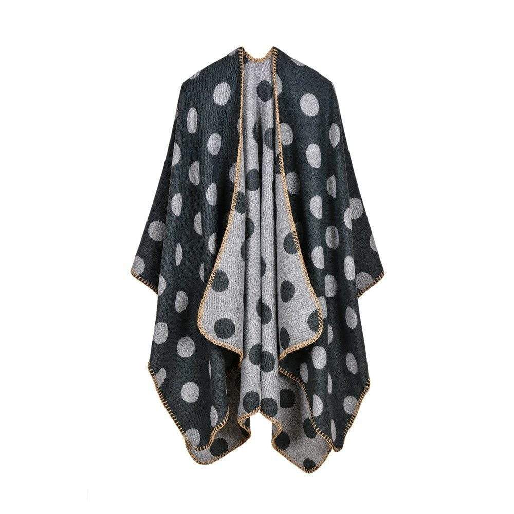 Poncho à pois