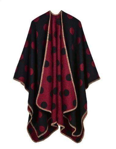Poncho à pois
