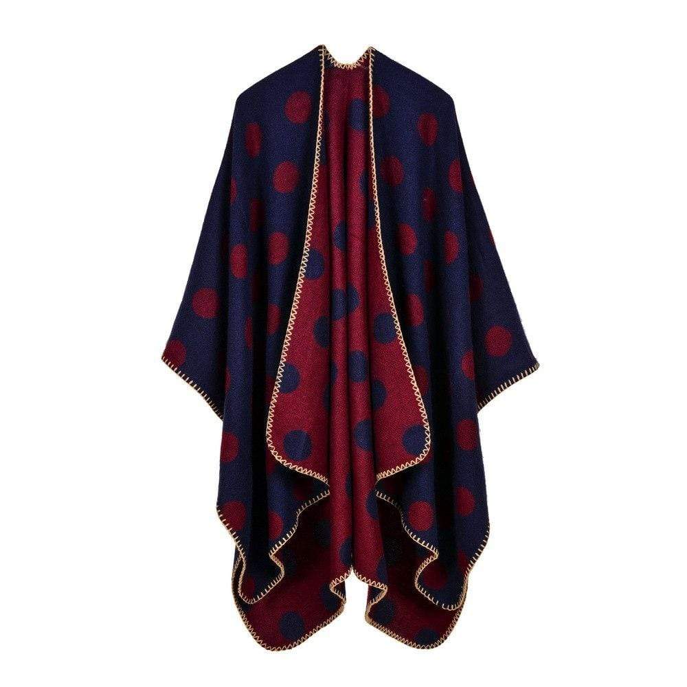 Poncho à pois