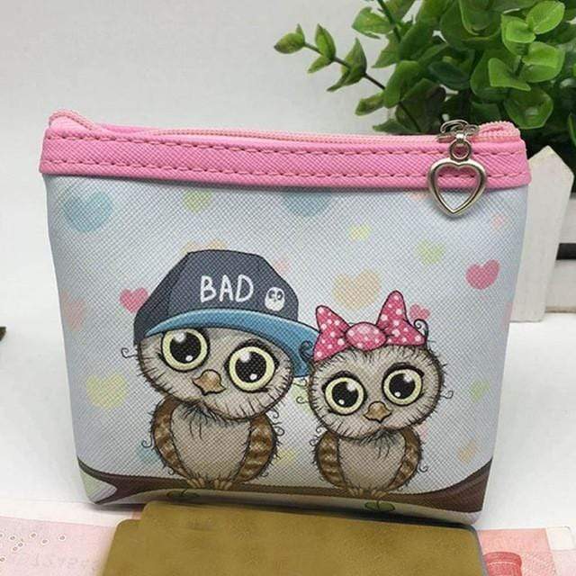 Mini portefeuilles hibou