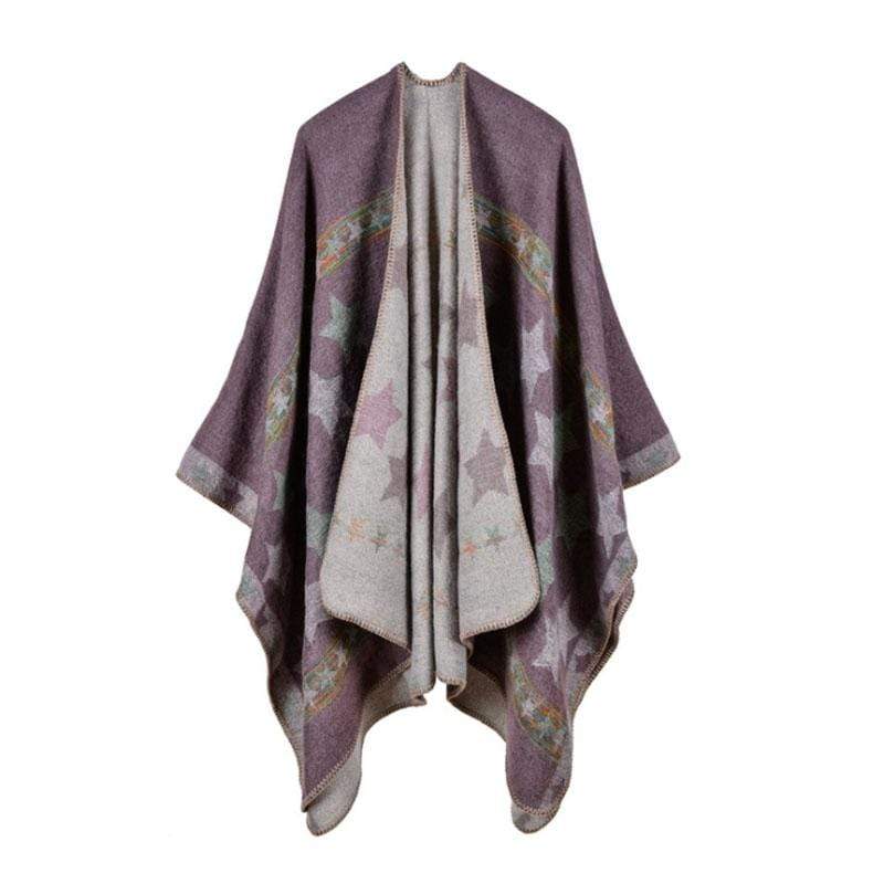 Poncho avec des étoiles