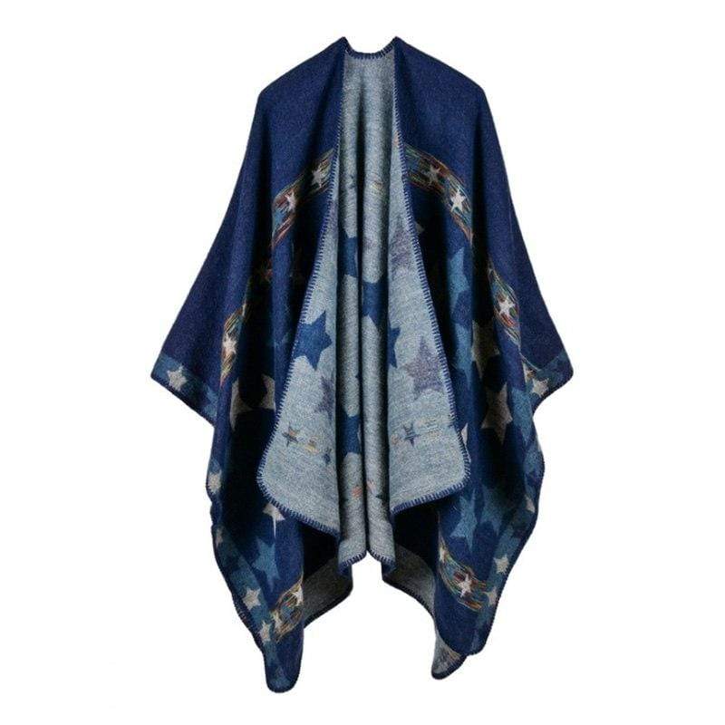 Poncho avec des étoiles
