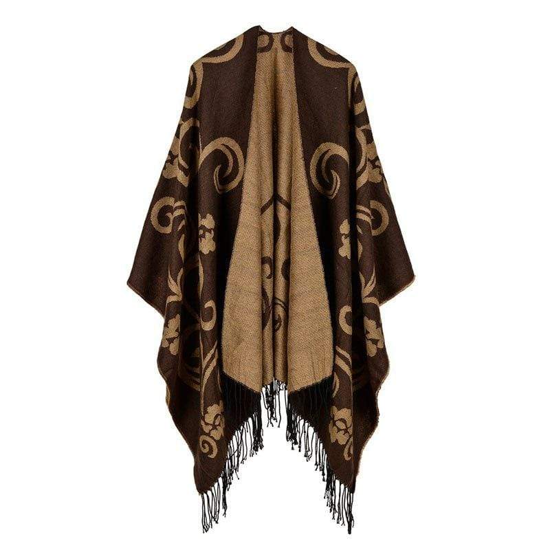 Poncho sobre coloré