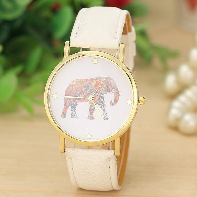 Montre Éléphant or