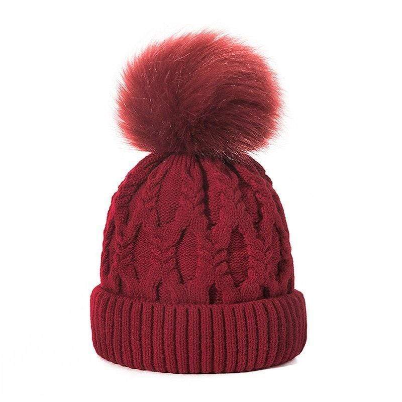 Bonnet avec pompon