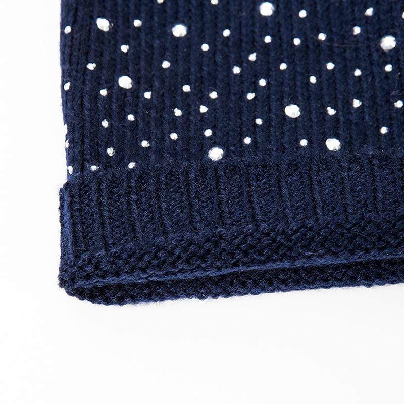 Bonnet avec strass