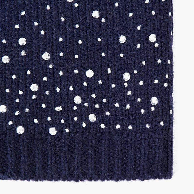 Bonnet avec strass