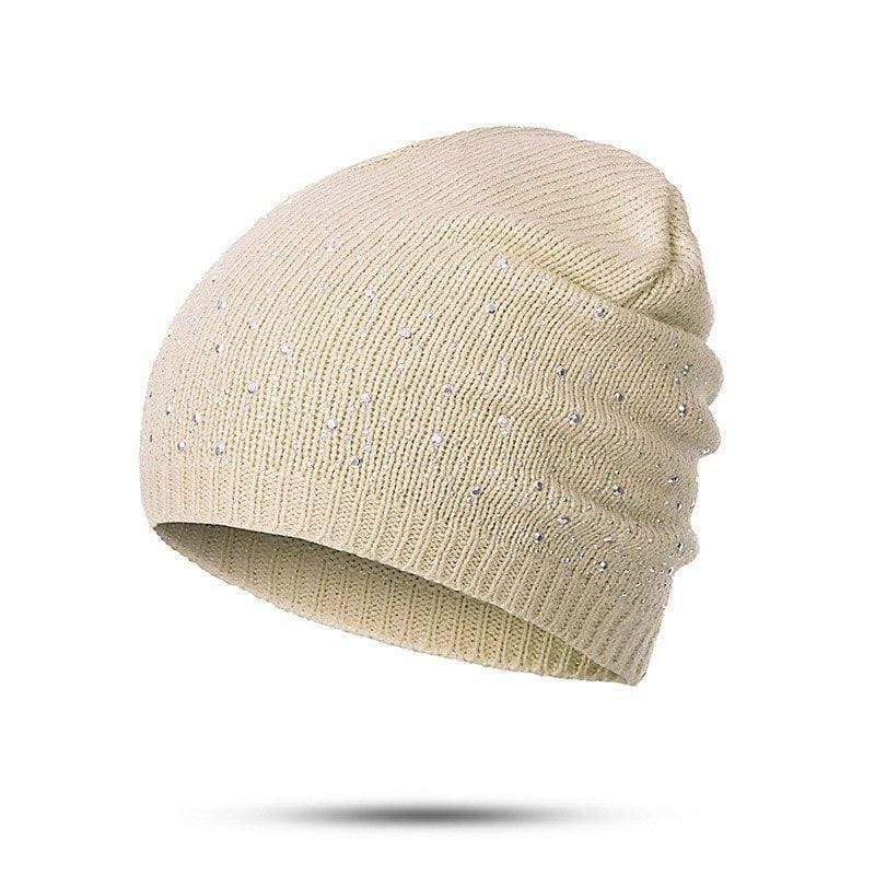 Bonnet avec strass