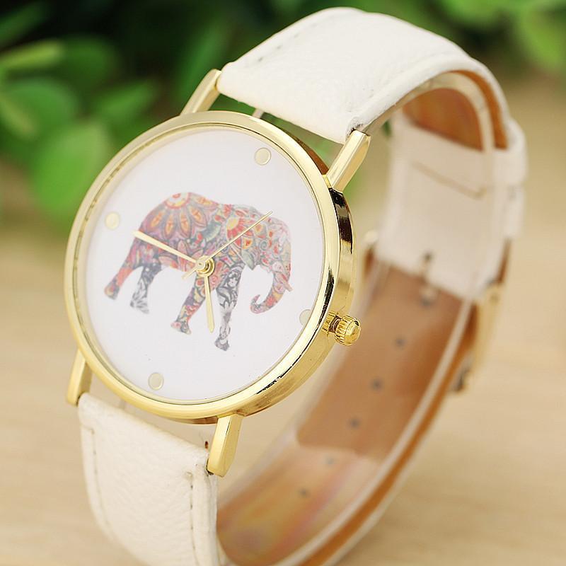 Montre Éléphant or