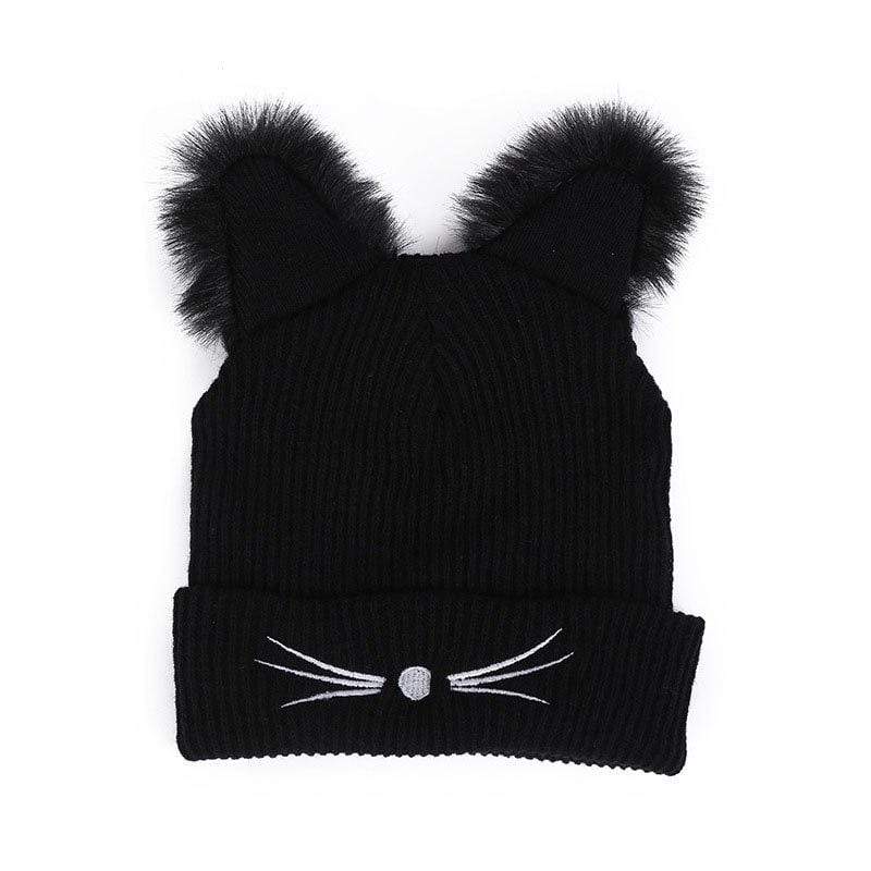 Bonnet aux oreilles de chat