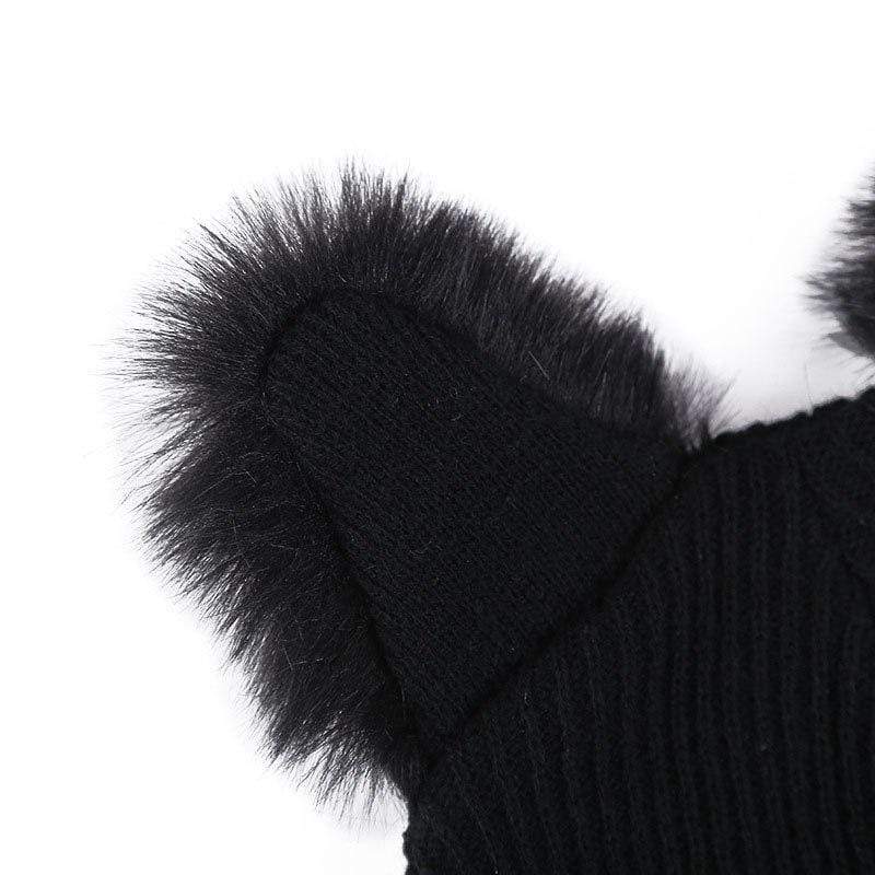Bonnet aux oreilles de chat