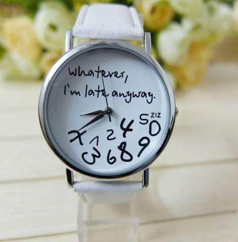 Montre "I am late"