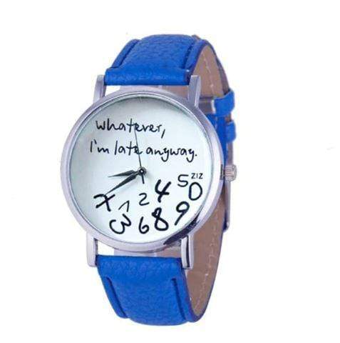 Montre "I am late"