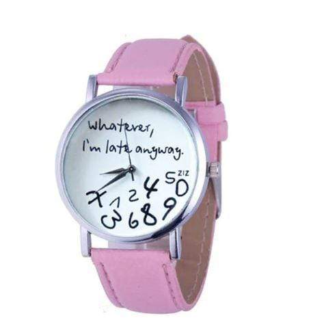 Montre "I am late"