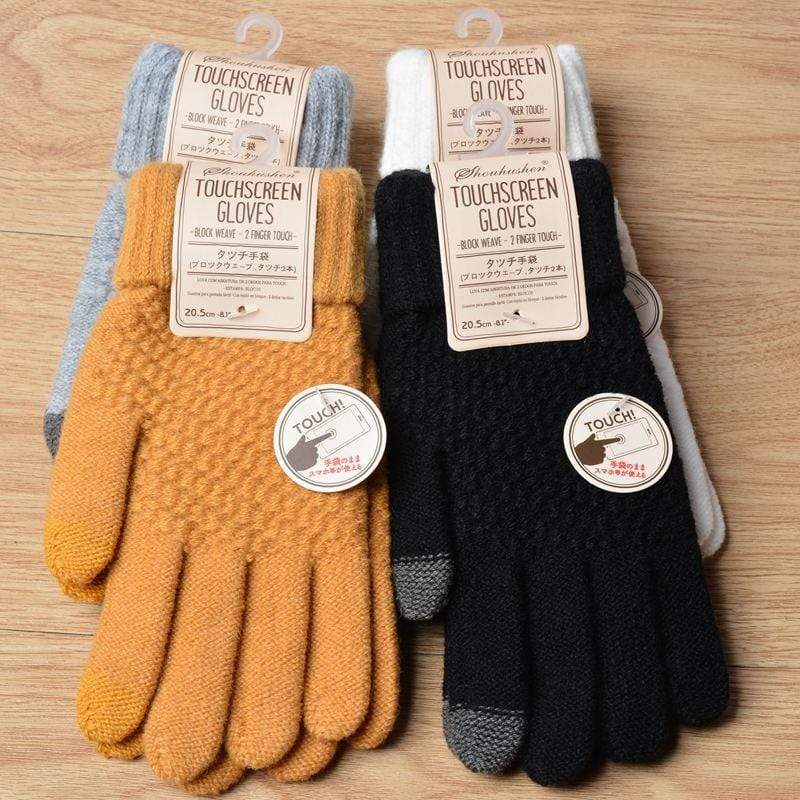 Gants tactiles en laine
