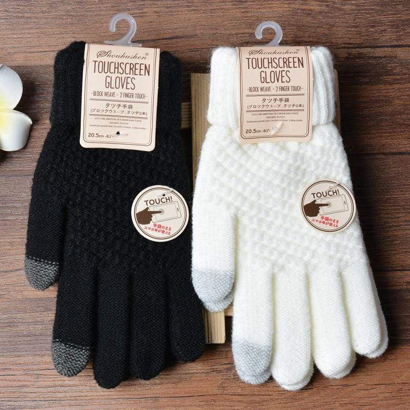 Gants tactiles en laine