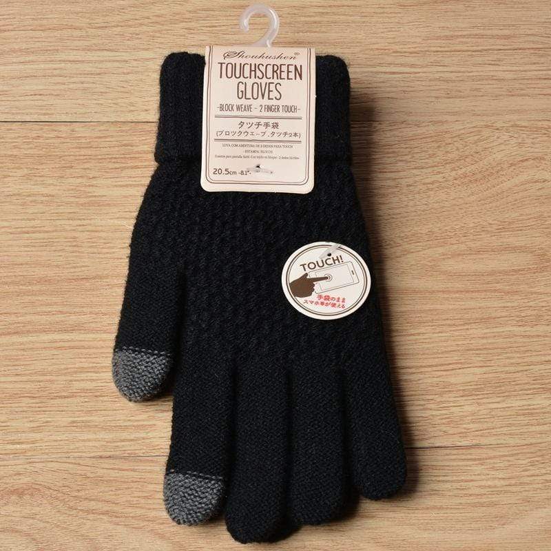 Gants tactiles en laine