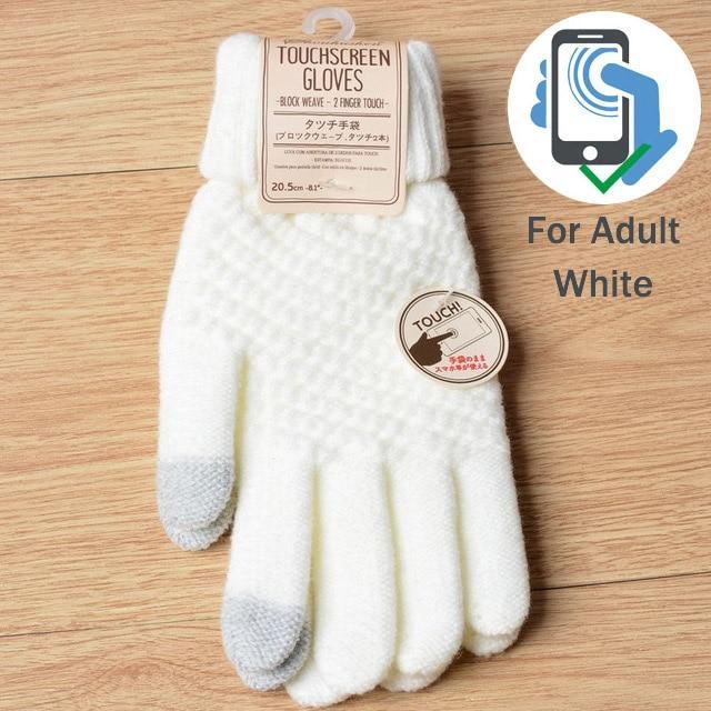 Gants tactiles en laine