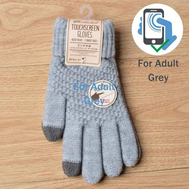 Gants tactiles en laine