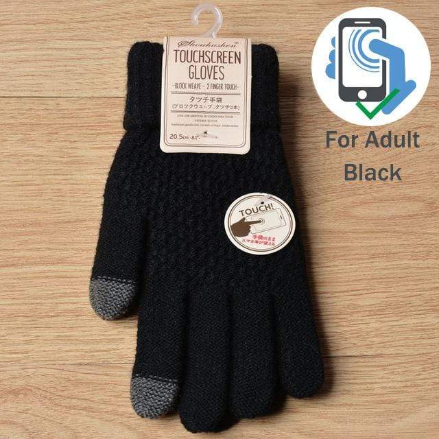 Gants tactiles en laine