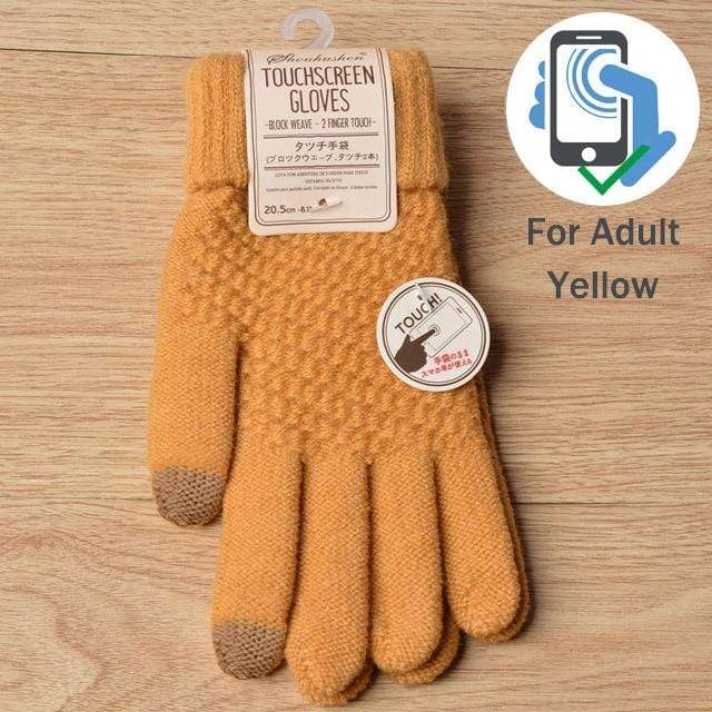 Gants tactiles en laine