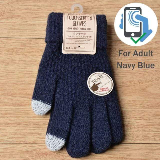 Gants tactiles en laine