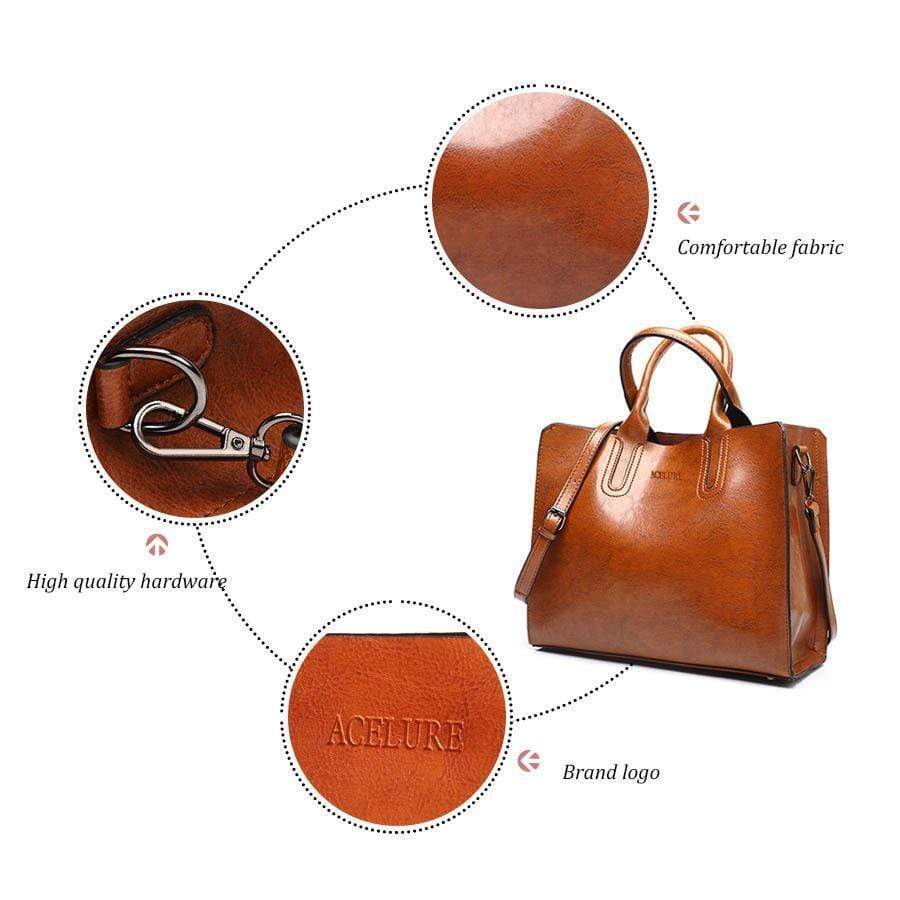 Sac à main en cuir