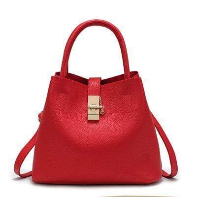 Sac à main en cuir tendance avec bandoulière