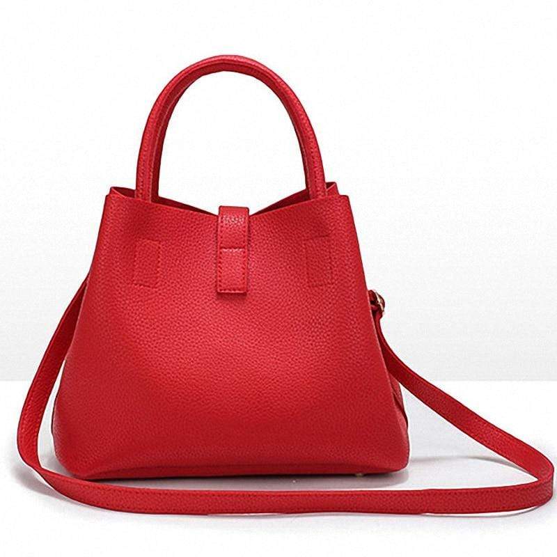 Sac à main en cuir tendance avec bandoulière