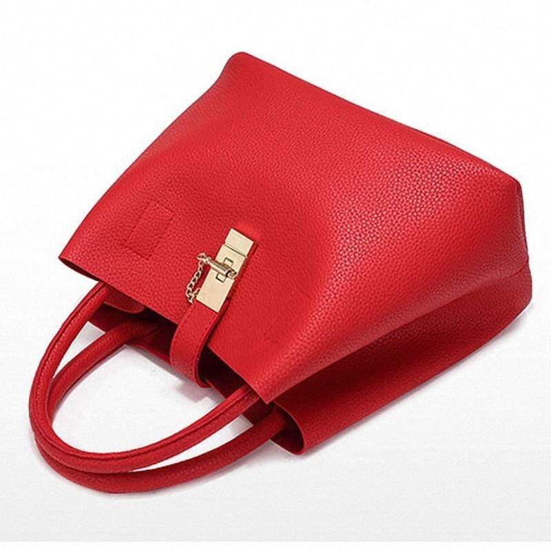 Sac à main en cuir tendance avec bandoulière