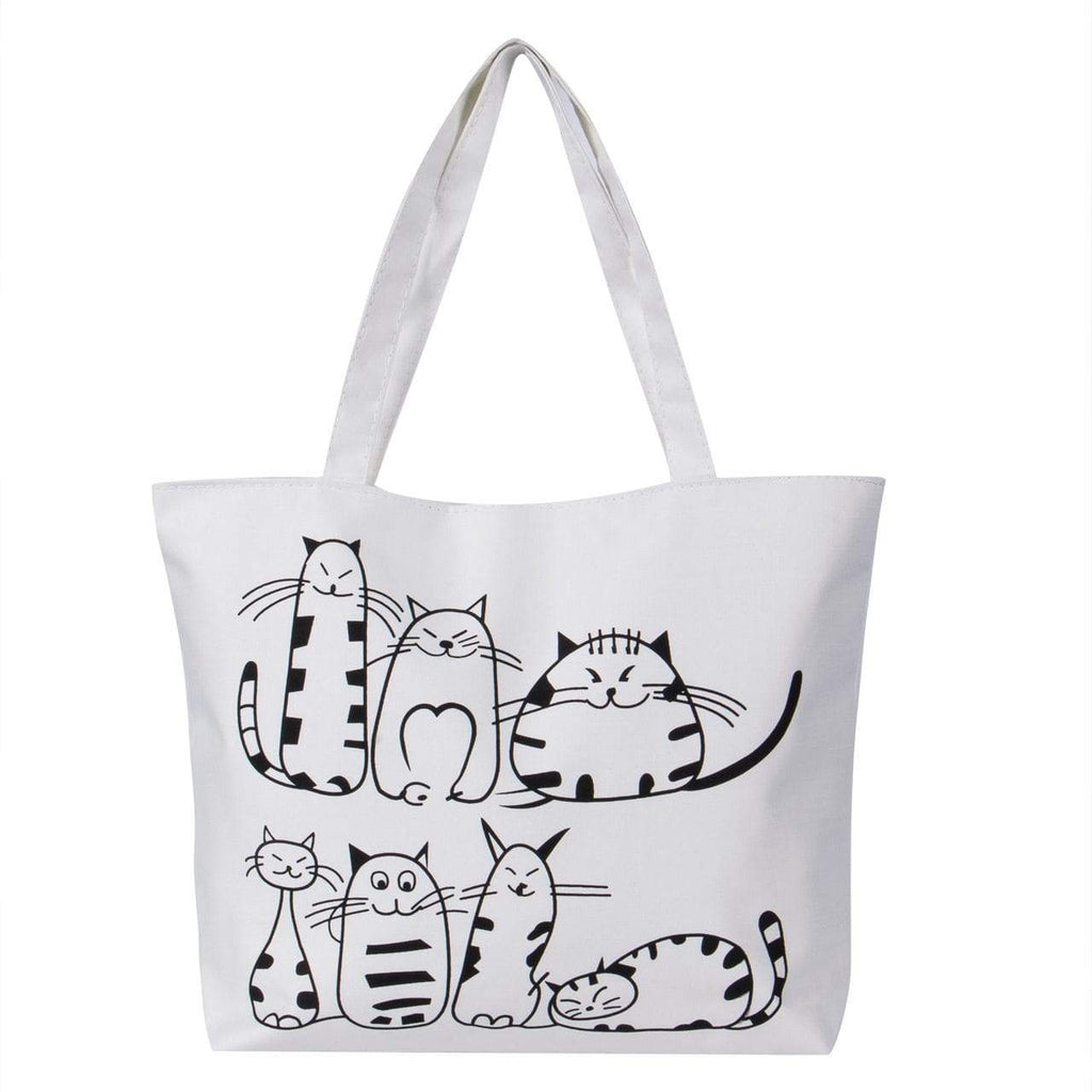 Sac aux motifs chat