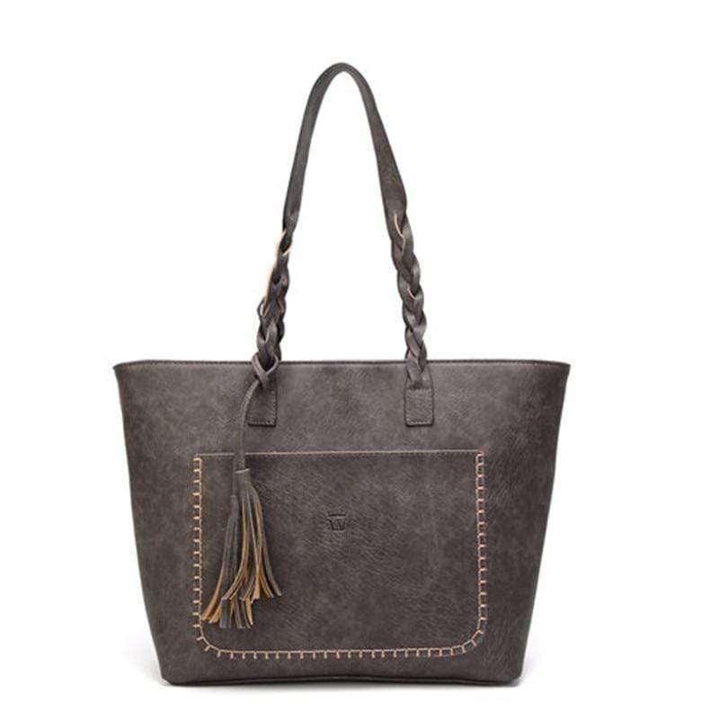 Sac à main anse tressée