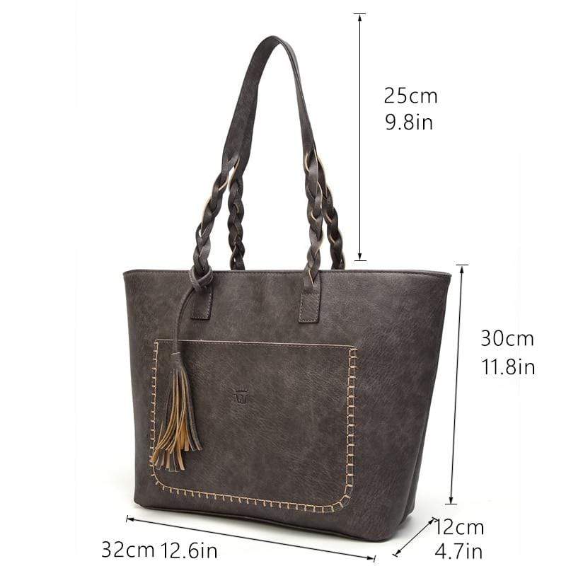 Sac à main anse tressée